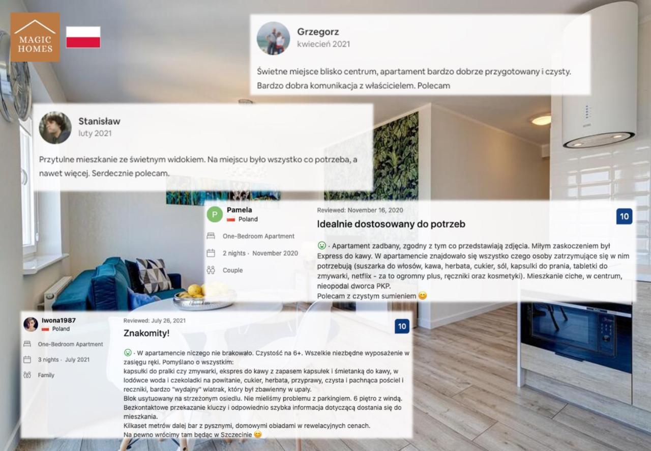 Mh Blue Design Apartment Szczecin Dış mekan fotoğraf